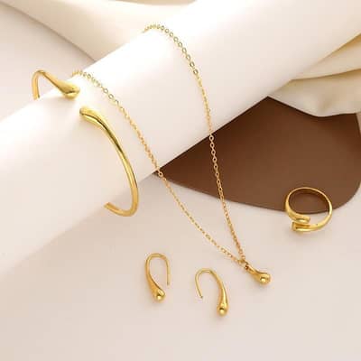 Golden plated 4pcs