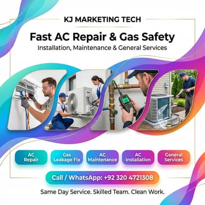 Lahore ac installation Services, AC Piping, AC Gas Filling, Window AC