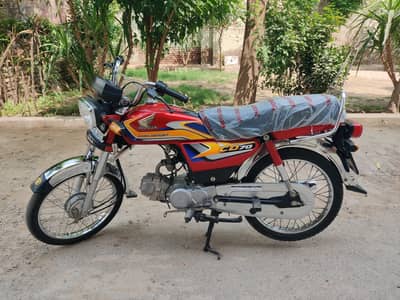 Honda CD 70 2024/2025 lush condition