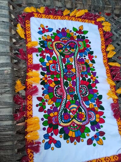 Hand Decorated Pillows and Hand Stitched Sindhi Rilli