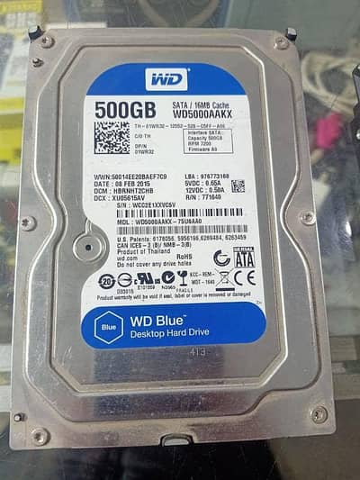 500Gb WD hardrive Available Desktop 2x