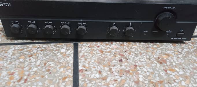 TOA AMPLIFIER ( MADE IN INDONESIA)