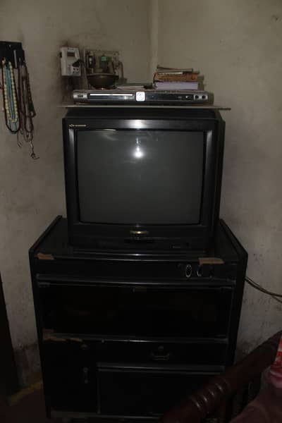 Table With TV Sale