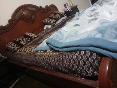 King size bed with mattress