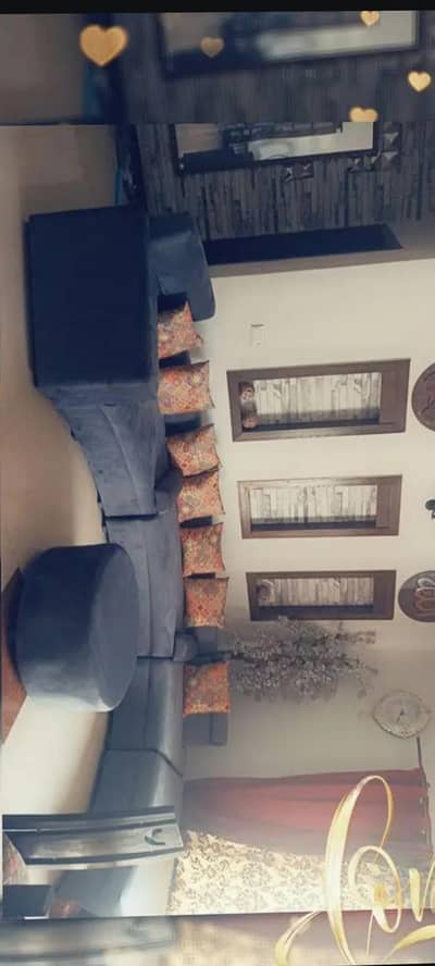 Round sofa set pure wooden-Urgent sale