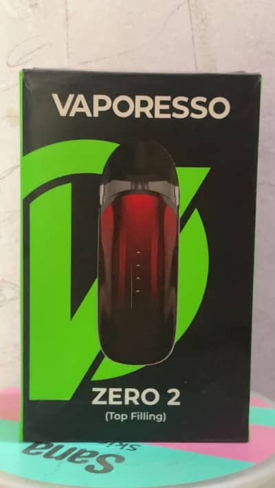 Vaporesso Zero 2 (Top Filling) • Box Open – Fully Unused • Complete Pa