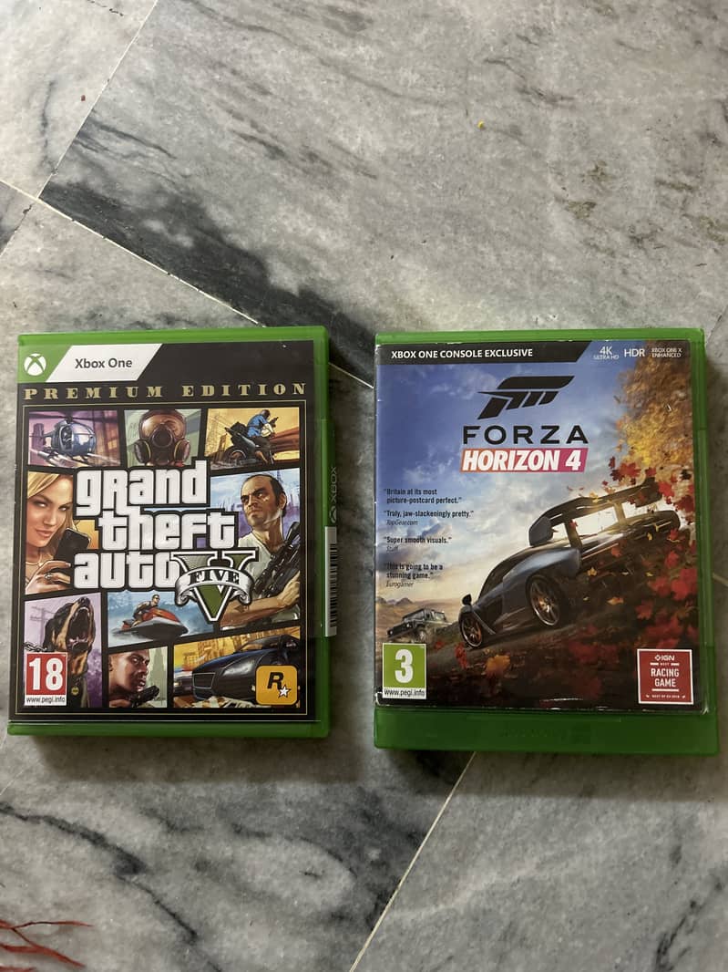 New Forza Horizon 4 and GTA five CD/Disc - Video Games - 1112768916