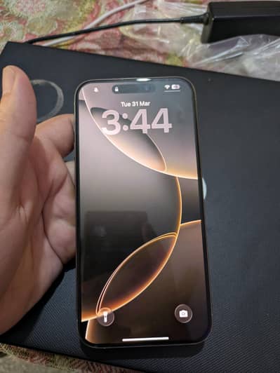 iPhone 15 pro max 256GB  JV natural titanium color