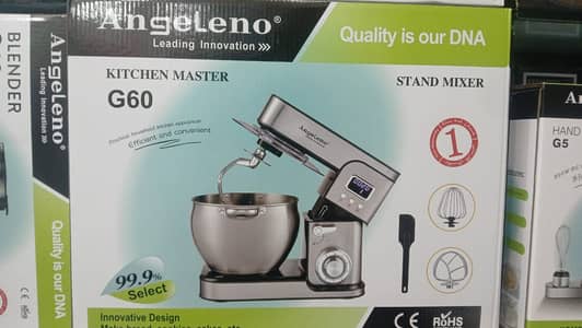 Angeleno Kitchen Master Stand Mixer & Blender – G60 | High Efficiency
