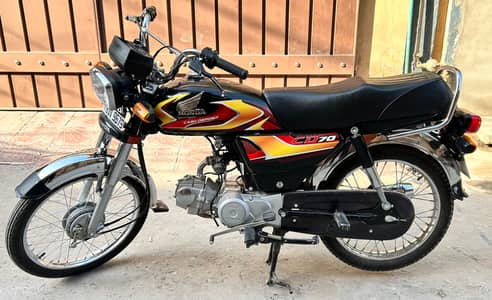 Honda 70 2025 model 26 sticker