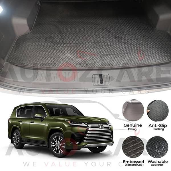 Lexus LX 600 China Rexine Custom-Size Trunk Mat - Model 2021-2025
