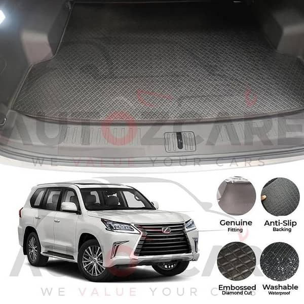 Lexus LX 570 China Rexine Custom-Size Trunk Mat - Model 2007-2021