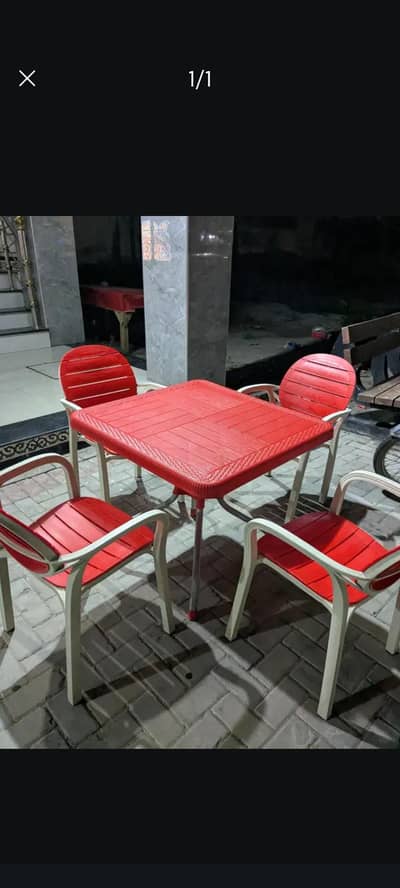 saab original table chairs set