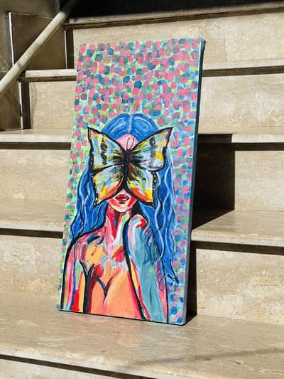 10X20 inches beautiful hand painted painting