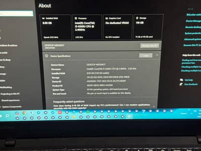 Thinkpad X250 Coir i5-6 Generation 8 GB Ram 120 SSD