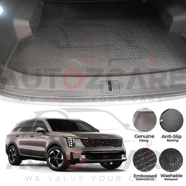 Kia Sorento China Rexine Custom-Size Trunk Mat - Model 2025