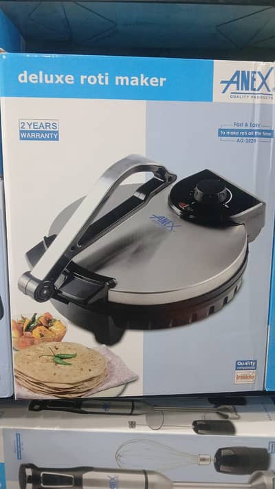 Deluxe ANEX Roti Maker – 2 Years Warranty, Soft & Easy Rotis