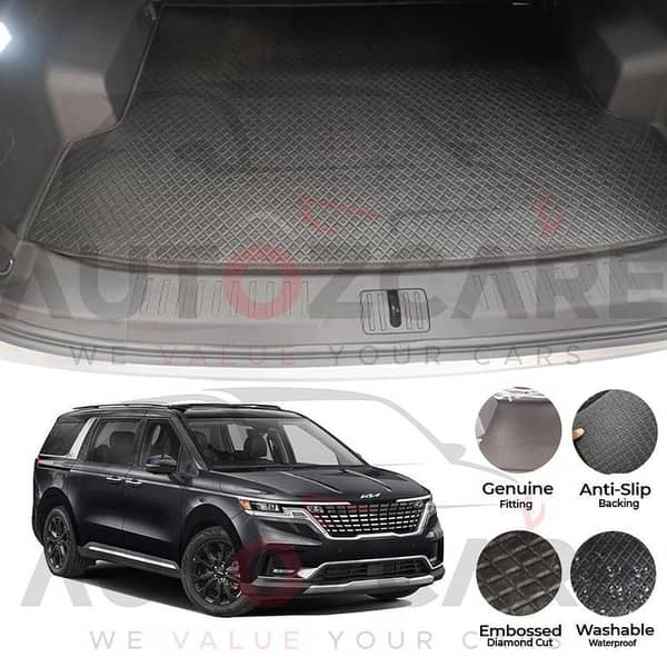 Kia Carnival China Rexine Custom-Size Trunk Mat - Model 2021-2025
