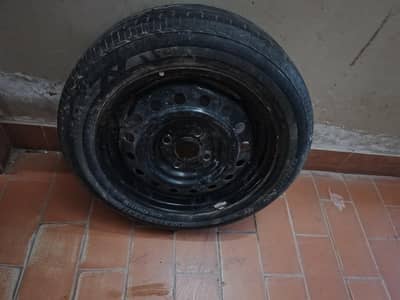 CAR STEPNI TYRE BRIDGETONE R14 155/65