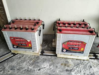 4 Tx 2500 Phoenix Tubular batteries
