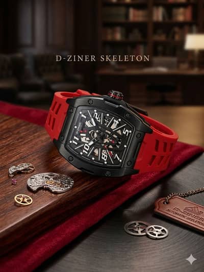 D-ZINER Skeleton Watch | Karan Aujla Watch