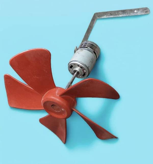 12V DC Motor Fan kit (775 DC Motor + Fan Blade + clamp)
