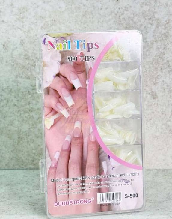 150PCS Full Cover Artificial Nail Tips – 2-in-1 Coffin Ballerina & Almond Stiletto Acrylic Nails with Organizer Box for Nail Art & Salon Use