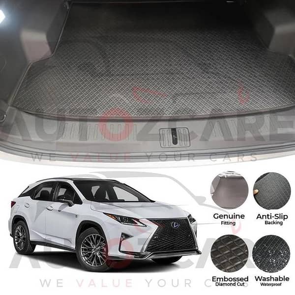 Lexus RX 450H China Rexine Custom-Size Trunk Mat - Model 2008-2022