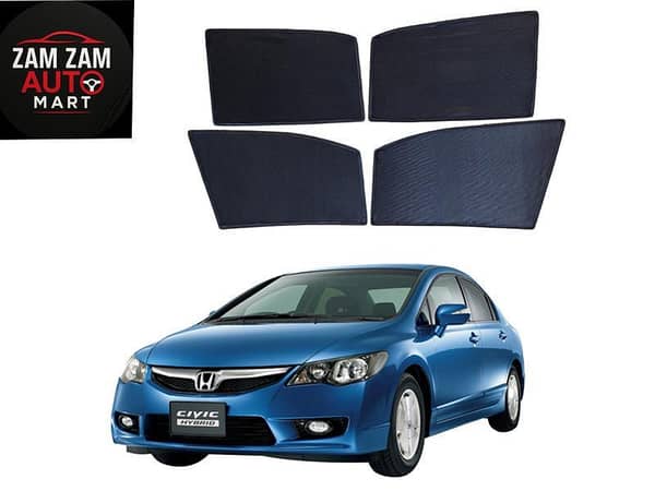 Honda Civic Reborn Premium Quality Japani Shades 4 PCS - Model 2006-2012
