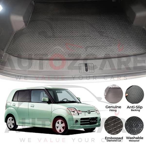 Mazda Carol China Rexine Custom-Size Trunk Mat - Model 2004-2009