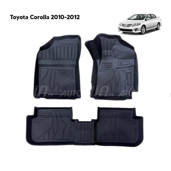 Toyota Corolla 2009-2014 TPE Floor Mats Premium