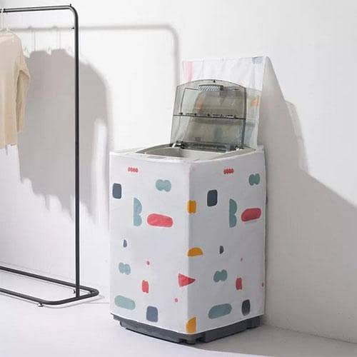 Single Washing Machine Dust Cover Waterproof Washing Machine Cover Random Design