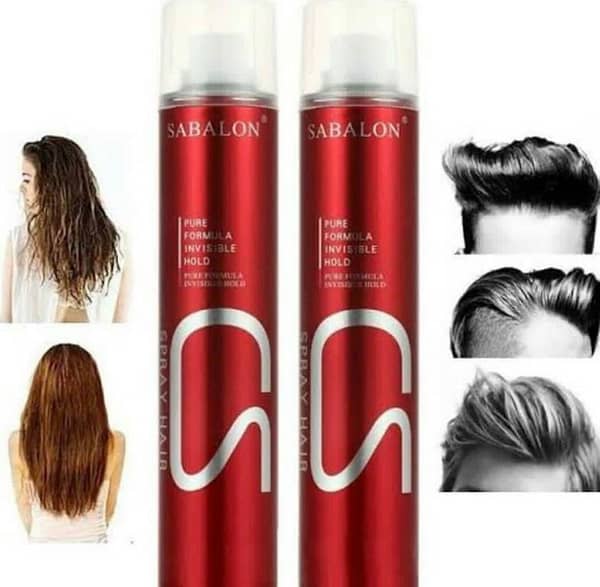 Red Sablon Strong Hold Hair Spray 420ml - Quick-Drying Mist for All Hair Types