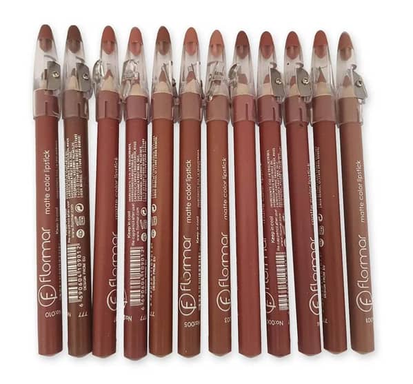 Matte Waterproof Lipstick Pencil Set – Available in 6 or 12 Pcs – Long-Lasting and Smudge-Proof Lip Crayons for Women and Girls