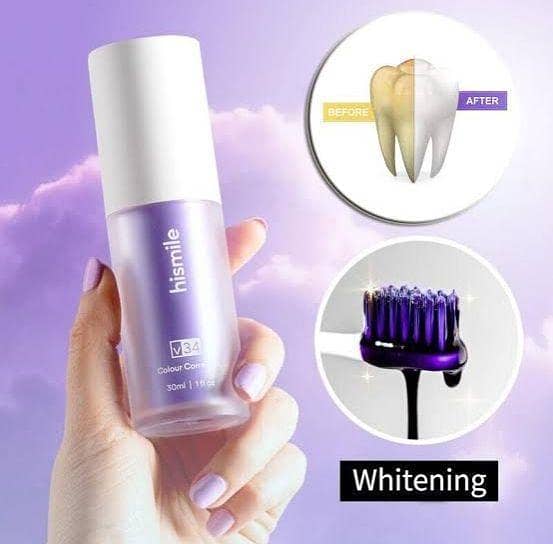 Buy 1, Get 1 Free | Hi smile V34 Colour Corrector (Pack of 2) – Teeth Whitening & Brightening Serum