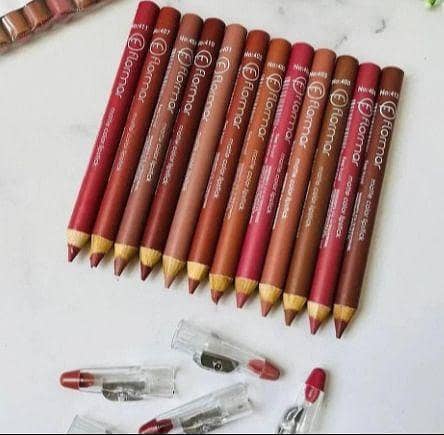 Flormar Waterproof Lipliner Pencil in Naturally Nude (201) - Long-Lasting and Smudge-Proof Lip Liner