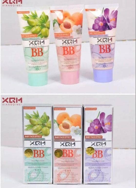XQM 6 in 1 BB Cream Blemish Base – Multifunction Baby Face Foundation