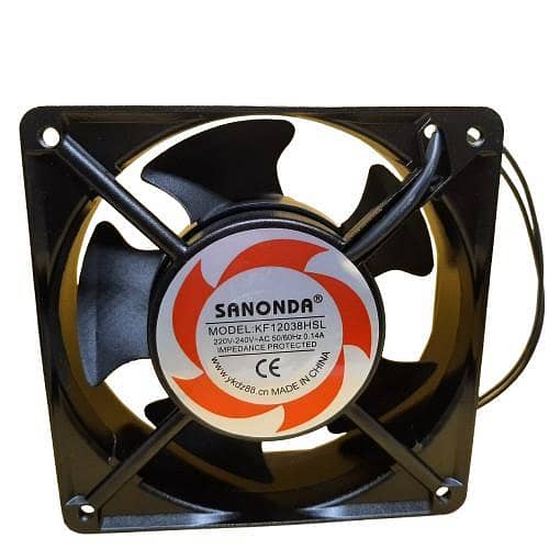 Fan 4 inch 220v Axial Panel Fan/Cooling Fan (Square) - Imported - Exhaust Fan for Kitchen Hoods / Machines / Server Racks / Commercial / Residential Use