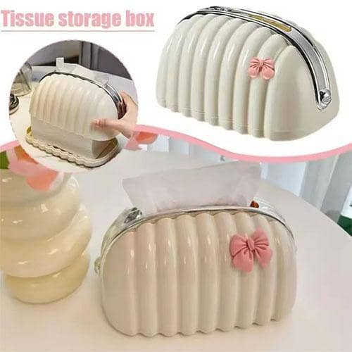 Creative Shell Tissue Box, Luxury Bread Style Tissue Box