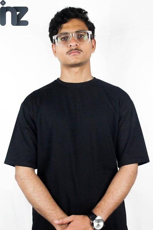 Men's and Boys' Drop Shoulder Oversized Half Sleeve Cotton T-Shirt - Casual Round Neck and Formal Wear Options