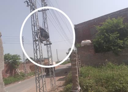 5 Marla corner commercial plot on 50ft carpeted few steps from 200ft road and New defence road and near Ferozepur road gajjumate Lahore