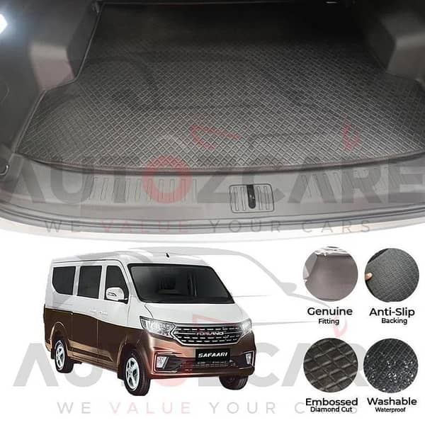 JW Forland Safari China Rexine Custom-Size Trunk Mat - Model 2023-2025