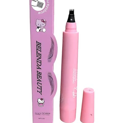 Belenda Beauty 4 Tip Waterproof Eyebrow Pen Liquid Brow Definer