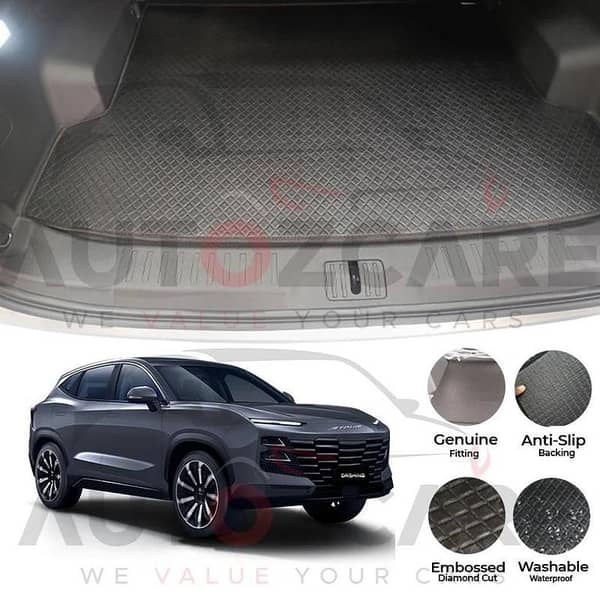 Jetour Dashing China Rexine Custom-Size Trunk Mat - Model 2025