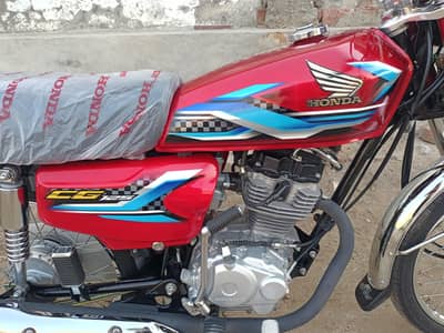 Honda 125 model 2024 zero meter condition