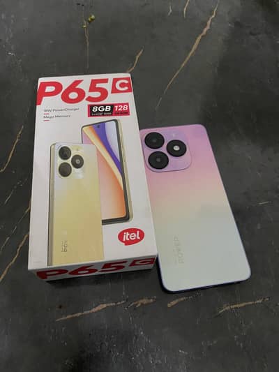 itel p65c 4+4/128 brand new condition