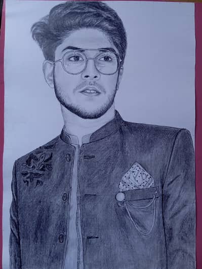 pencil sketch hand made