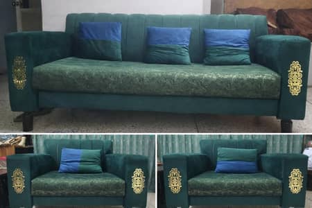 5 Seater Sheesham Wood Sofa