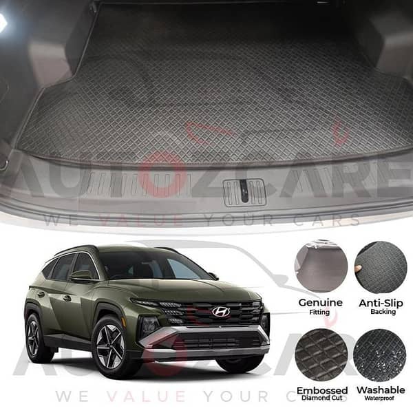 Hyundai Tucson China Rexine Custom-Size Trunk Mat - Model 2025