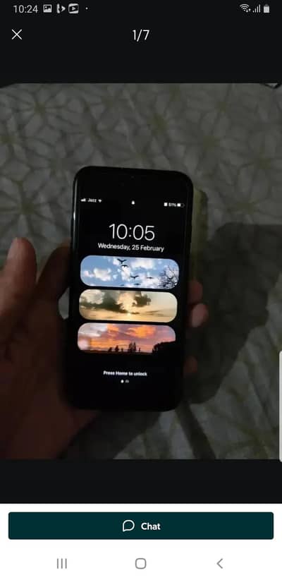 iphone 7 pta porof hai 128gb 10/10 hai 03079070994